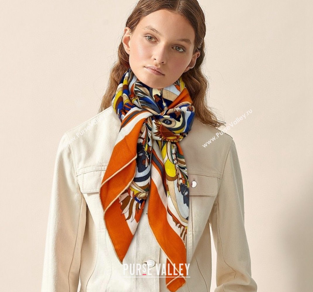 Hermes Shawl 140 Scarf in cashmere and silk 140x140cm Top Quality 165 2024 (wtz-240223165)