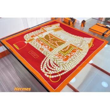 Hermes scarf 90x90cm in silk twill Top Quality 17 2024 (wtz-24022617)