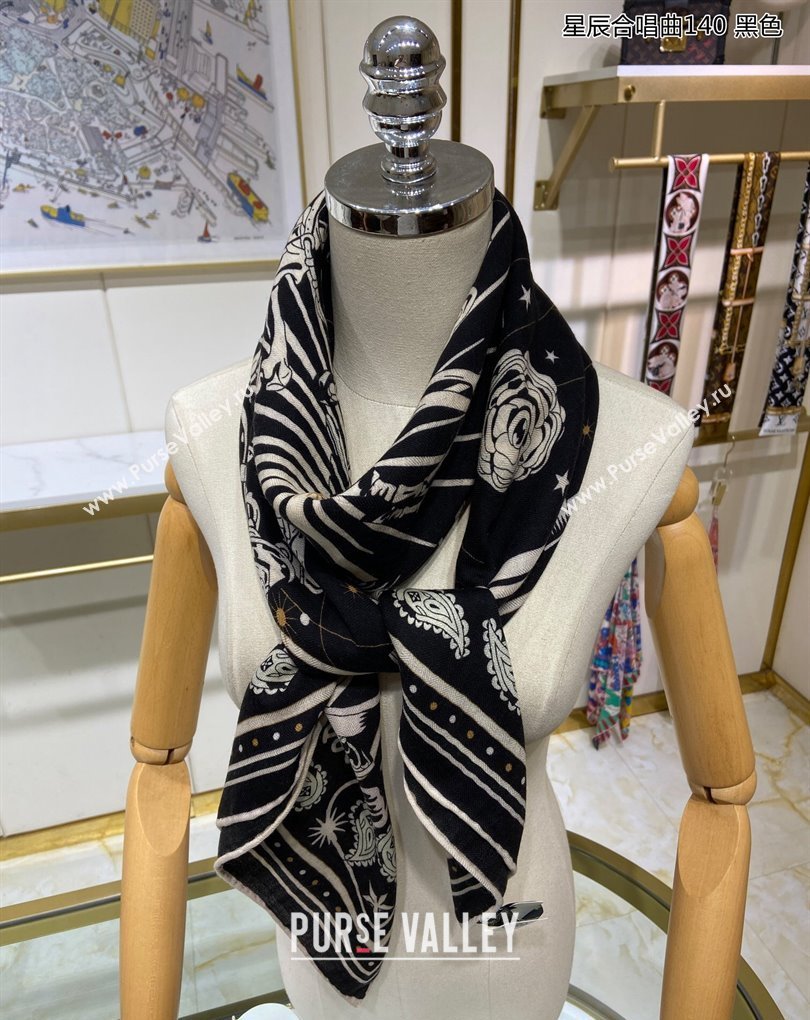 Hermes Shawl 140 Scarf in cashmere and silk 140x140cm Top Quality 148 2024 (wtz-240223148)