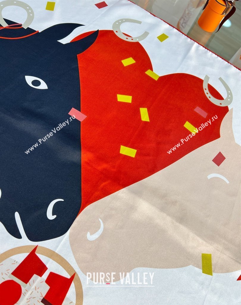 Hermes scarf 90x90cm in silk twill Top Quality 22 2024 (wtz-24022622)