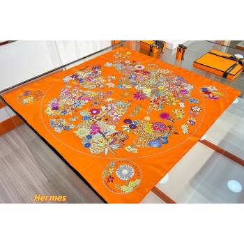 Hermes scarf 90x90cm in silk twill Top Quality 24 2024 (wtz-24022624)