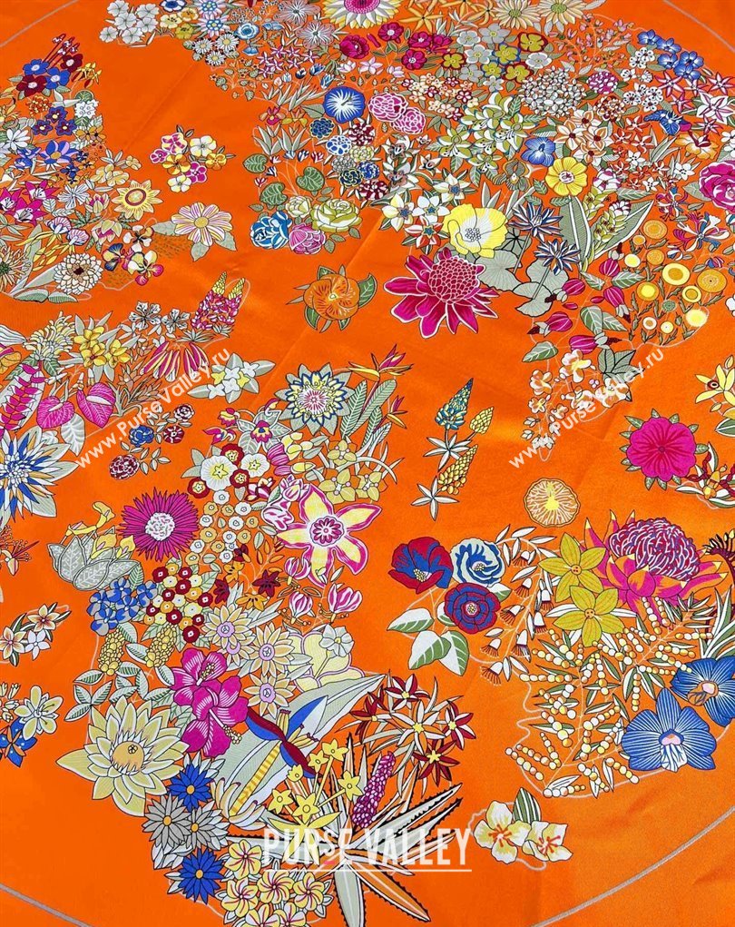 Hermes scarf 90x90cm in silk twill Top Quality 24 2024 (wtz-24022624)