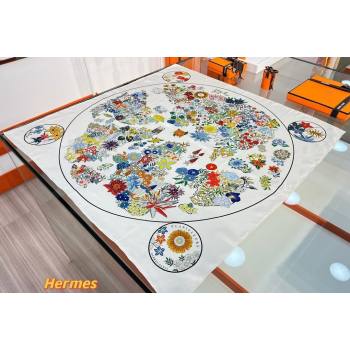 Hermes scarf 90x90cm in silk twill Top Quality 25 2024 (wtz-24022625)