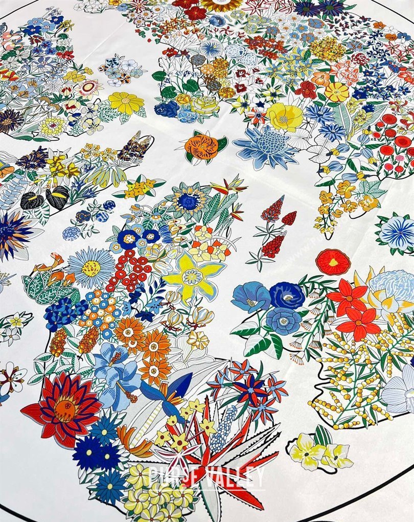 Hermes scarf 90x90cm in silk twill Top Quality 25 2024 (wtz-24022625)