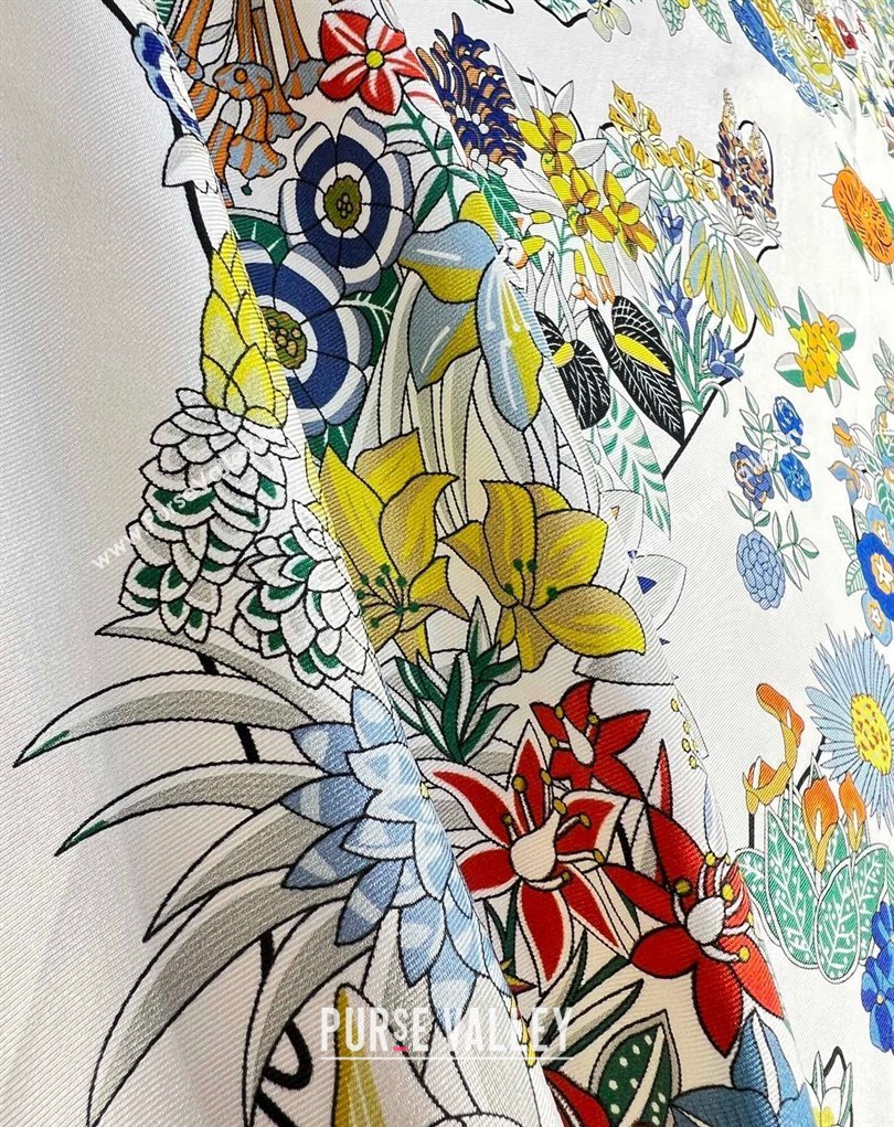 Hermes scarf 90x90cm in silk twill Top Quality 25 2024 (wtz-24022625)