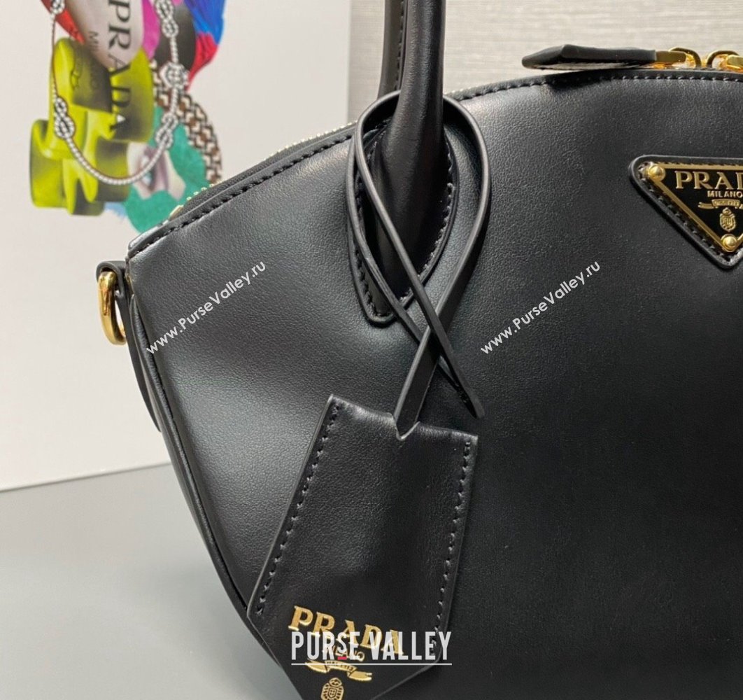 Prada Small leather handbag 1BA427 Black 2024 (ziyin-24022866)