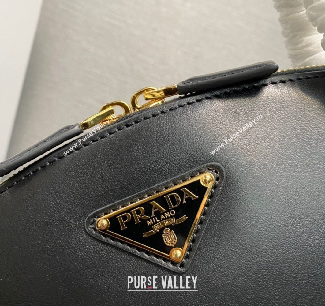 Prada Small leather handbag 1BA427 Black 2024 (ziyin-24022866)