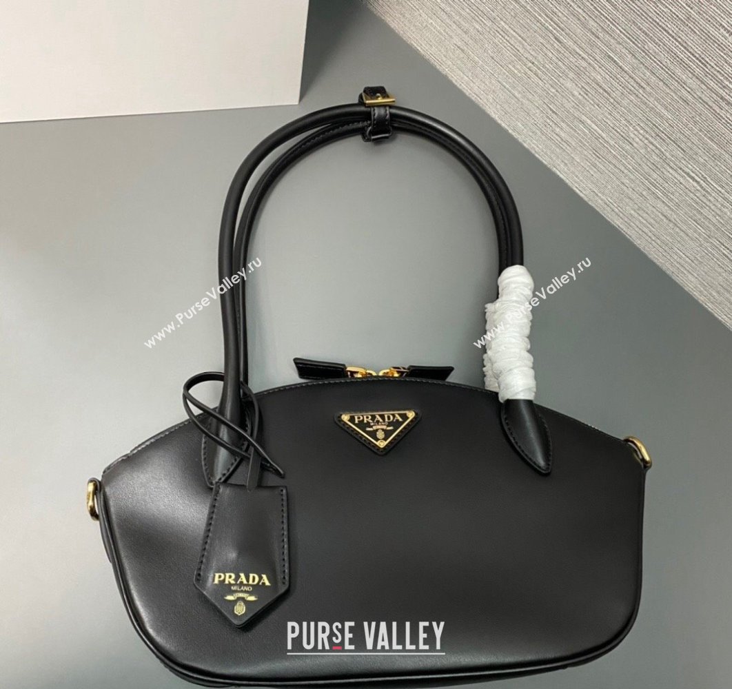 Prada Small leather handbag 1BA427 Black 2024 (ziyin-24022866)