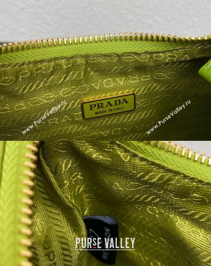 Prada Re-Edition 1995 Chaîne Re-Nylon Mini Hobo Bag 1BC204 Light Green 2024 (ziyin-24022815)