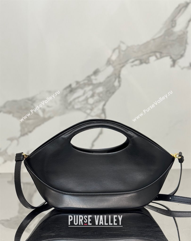 Prada Medium leather handbag 1BA421 Black 2024 (ziyin-24022868)