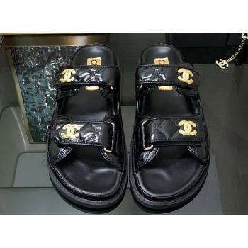 Chanel CC Logo Beach Mules Sandals 19 2024 (modeng-240304a19)