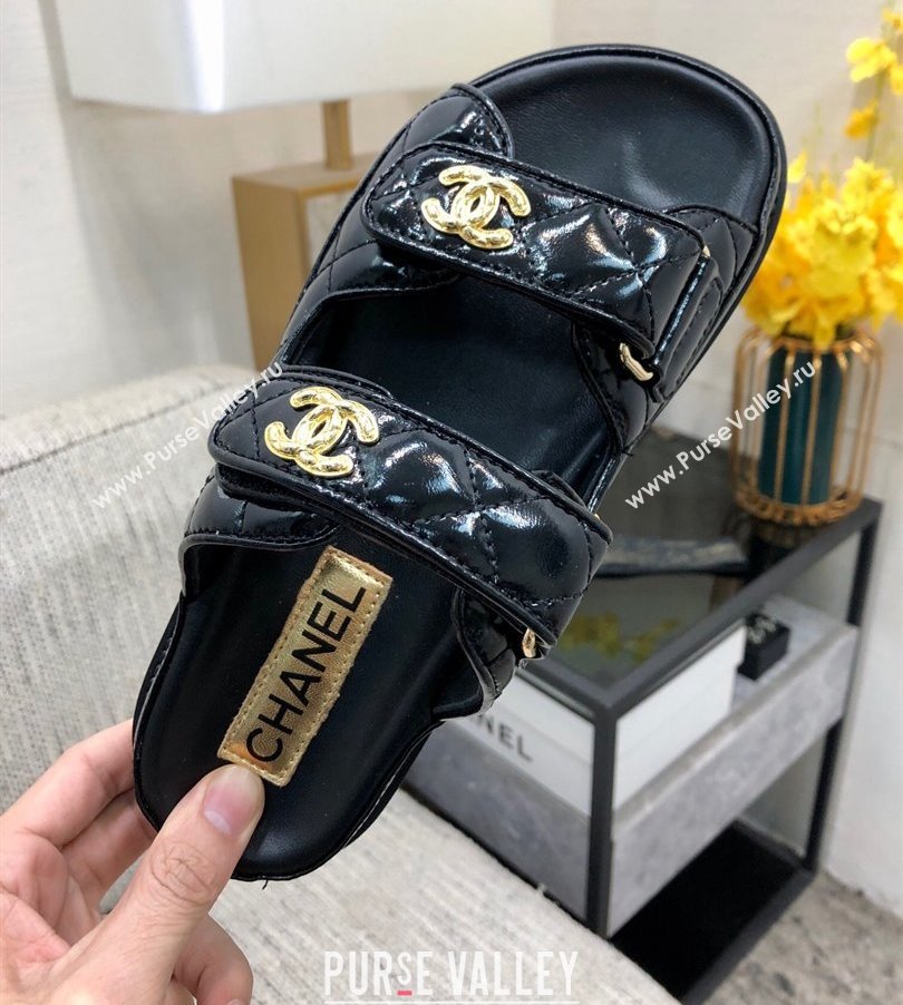 Chanel CC Logo Beach Mules Sandals 19 2024 (modeng-240304a19)