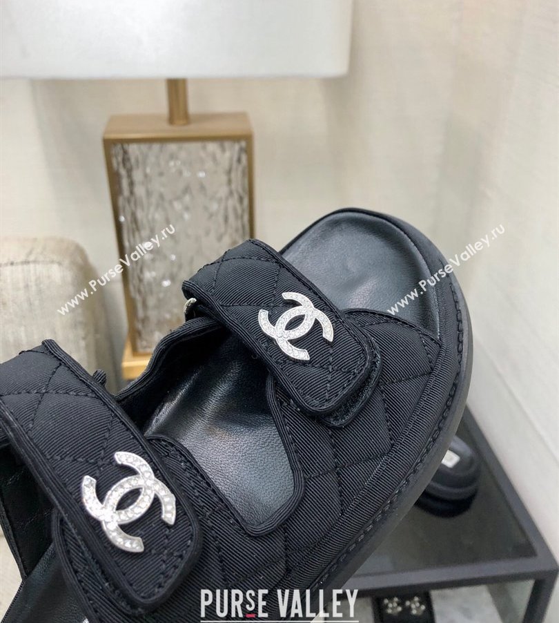 Chanel CC Logo Beach Mules Sandals 22 2024 (modeng-240304a22)