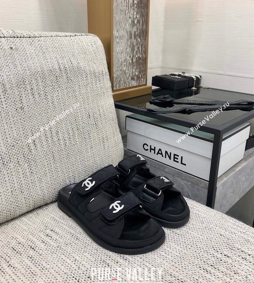 Chanel CC Logo Beach Mules Sandals 22 2024 (modeng-240304a22)