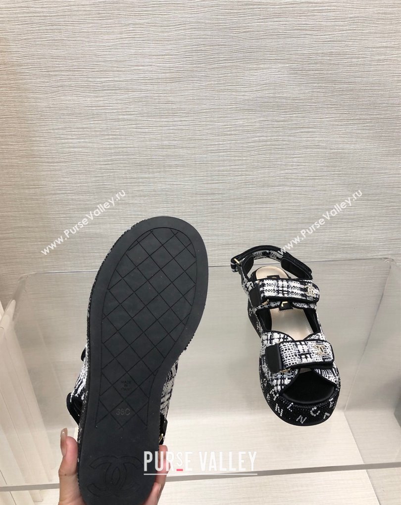 Chanel Strass Heel CC Logo Platform Sandals 02 2024 (kaola-24022802)