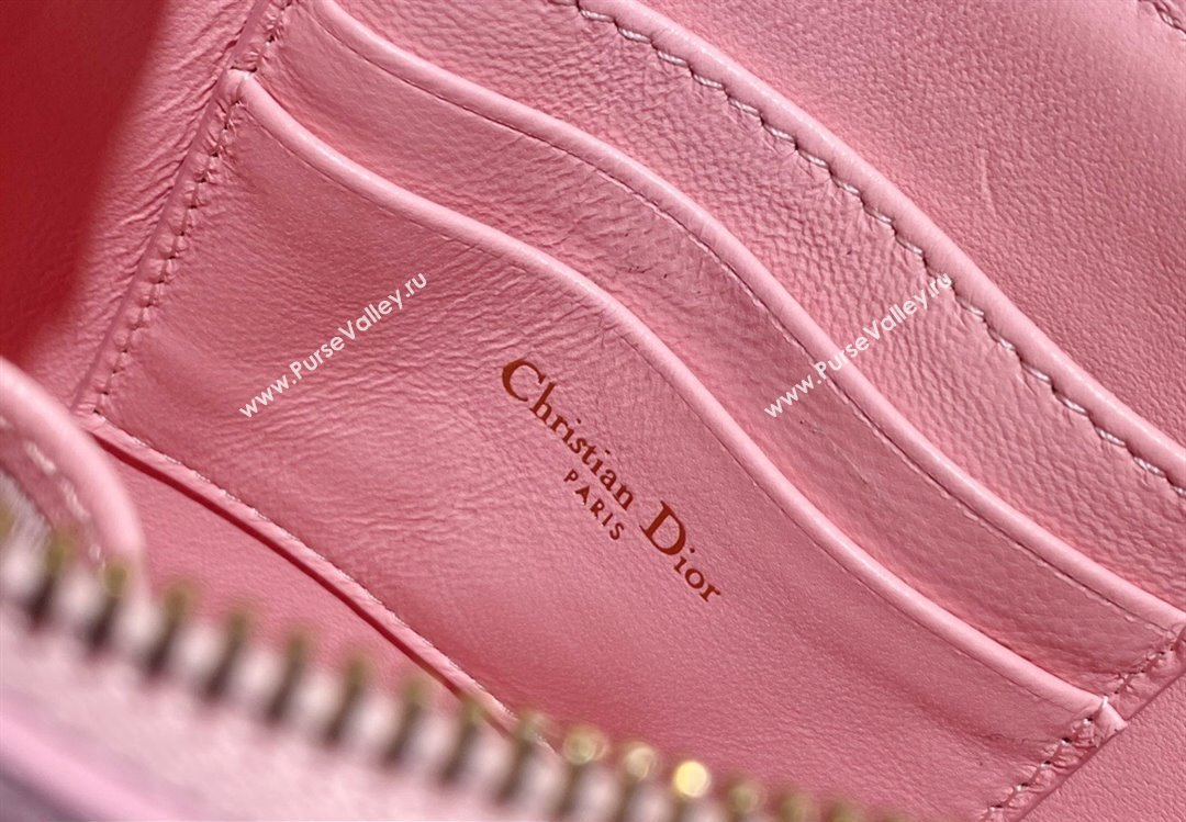 Dior Saddle Shoulder Pouch Bag in Pink Goatskin 2024 (XXG-24022904)