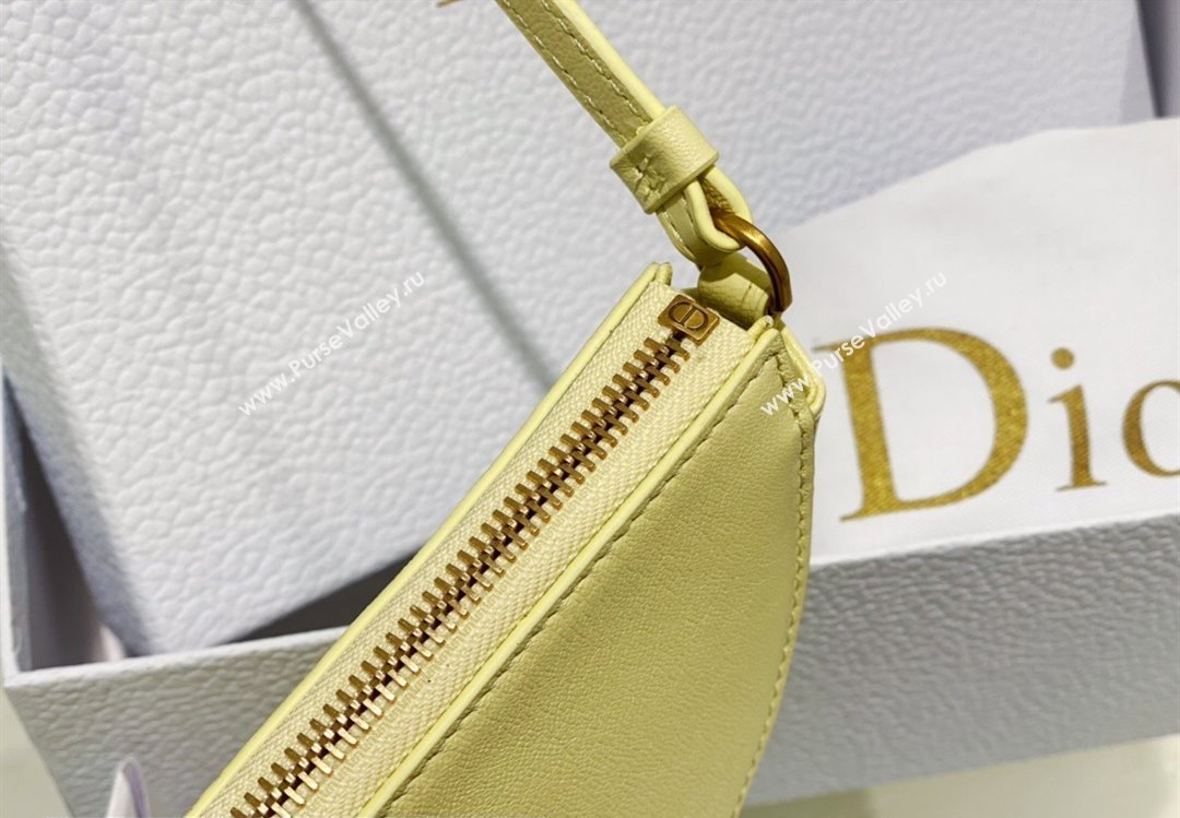 Dior Saddle Shoulder Pouch Bag in Yellow Goatskin 2024 (XXG-24022905)