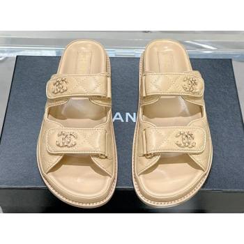 Chanel CC Logo Beach Mules Sandals 02 2024 (modeng-240304a02)