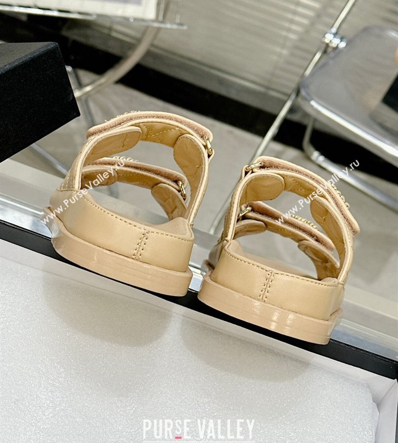 Chanel CC Logo Beach Mules Sandals 02 2024 (modeng-240304a02)