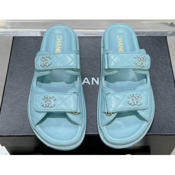 Chanel CC Logo Beach Mules Sandals 05 2024 (modeng-240304a05)