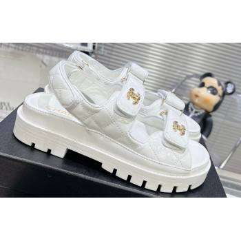 Chanel CC Logo Platform Beach Sandals 01 2024 (modeng-24030431)