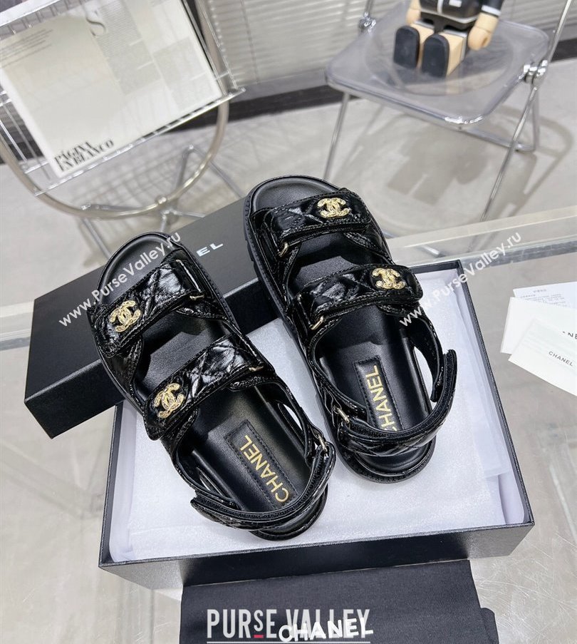 Chanel CC Logo Platform Beach Sandals 02 2024 (modeng-24030432)