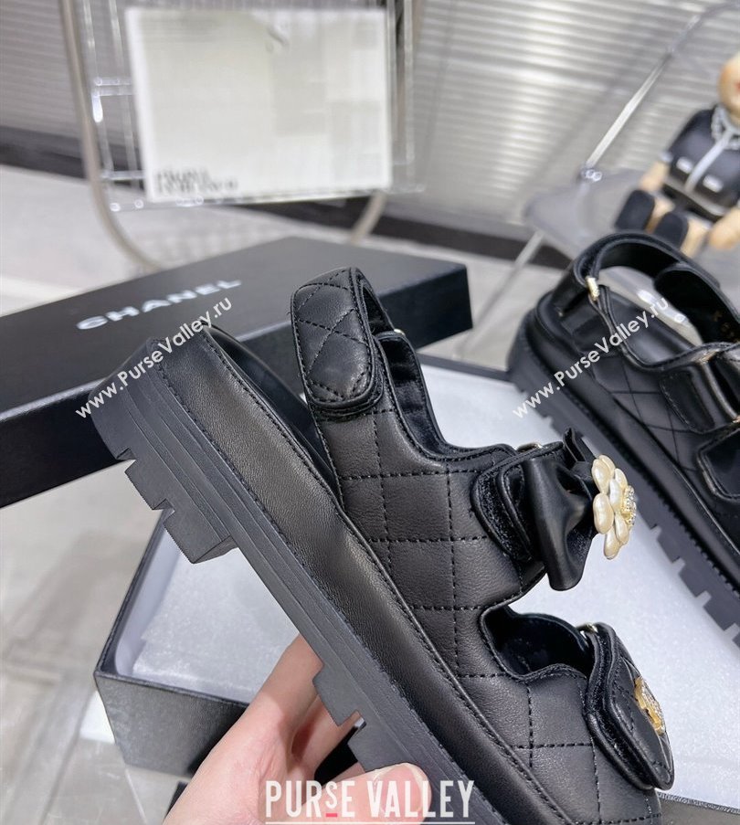 Chanel CC Logo Platform Beach Sandals 03 2024 (modeng-24030433)