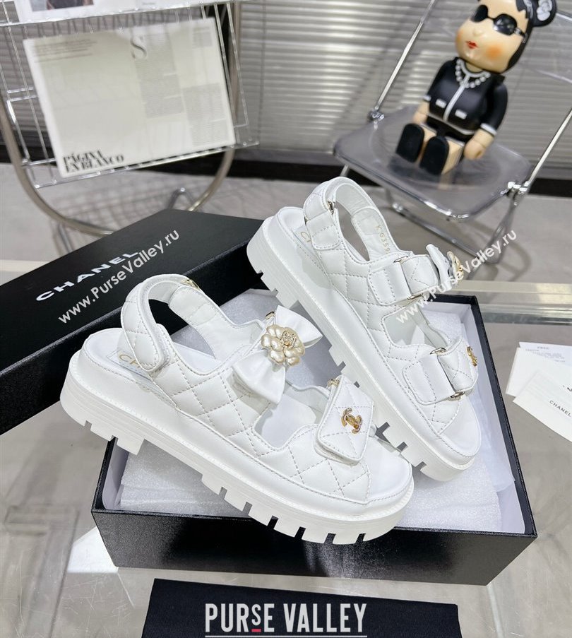 Chanel CC Logo Platform Beach Sandals 04 2024 (modeng-24030434)