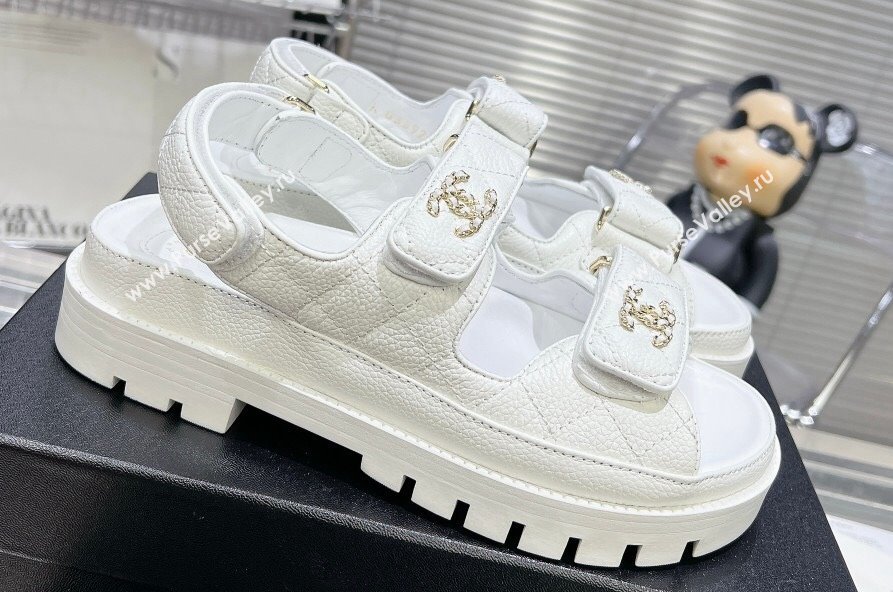 Chanel CC Logo Platform Beach Sandals 05 2024 (modeng-24030435)