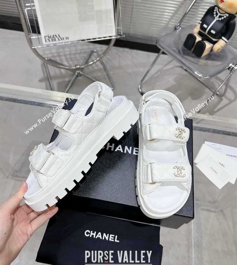 Chanel CC Logo Platform Beach Sandals 05 2024 (modeng-24030435)