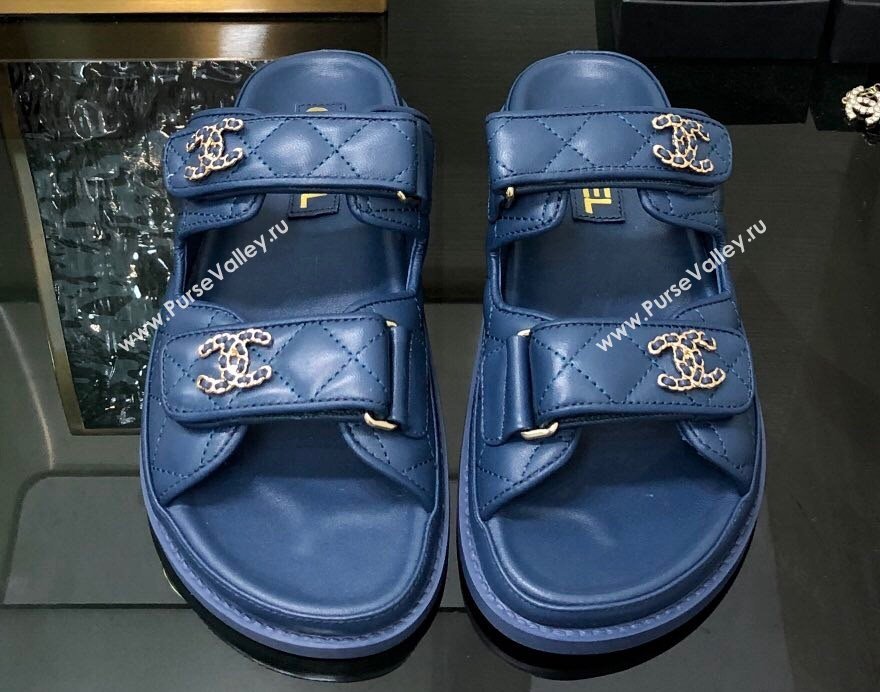 Chanel CC Logo Beach Mules Sandals 13 2024 (modeng-240304a13)