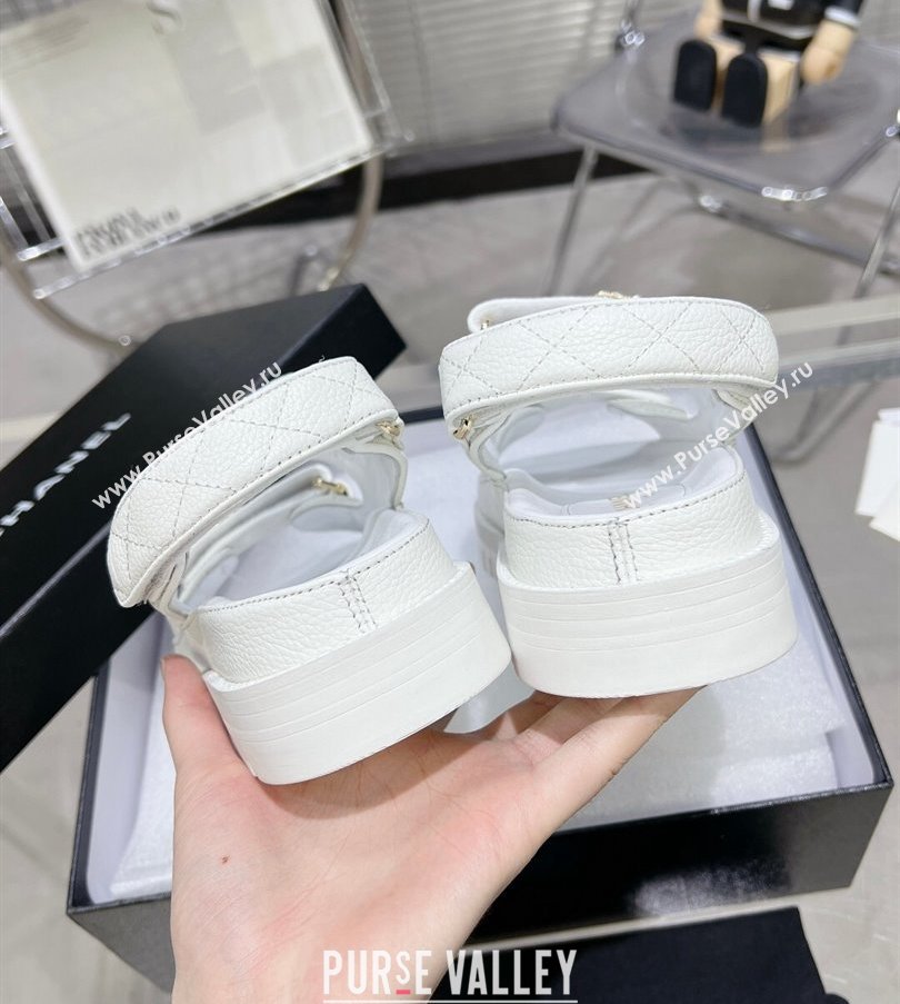 Chanel CC Logo Platform Beach Sandals 05 2024 (modeng-24030435)