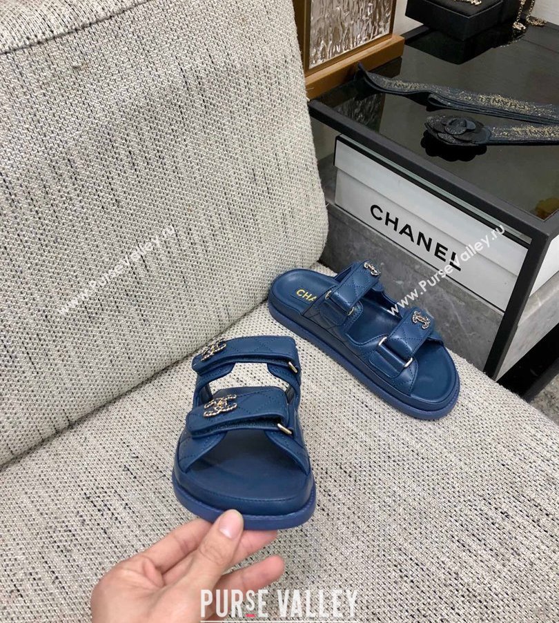 Chanel CC Logo Beach Mules Sandals 13 2024 (modeng-240304a13)