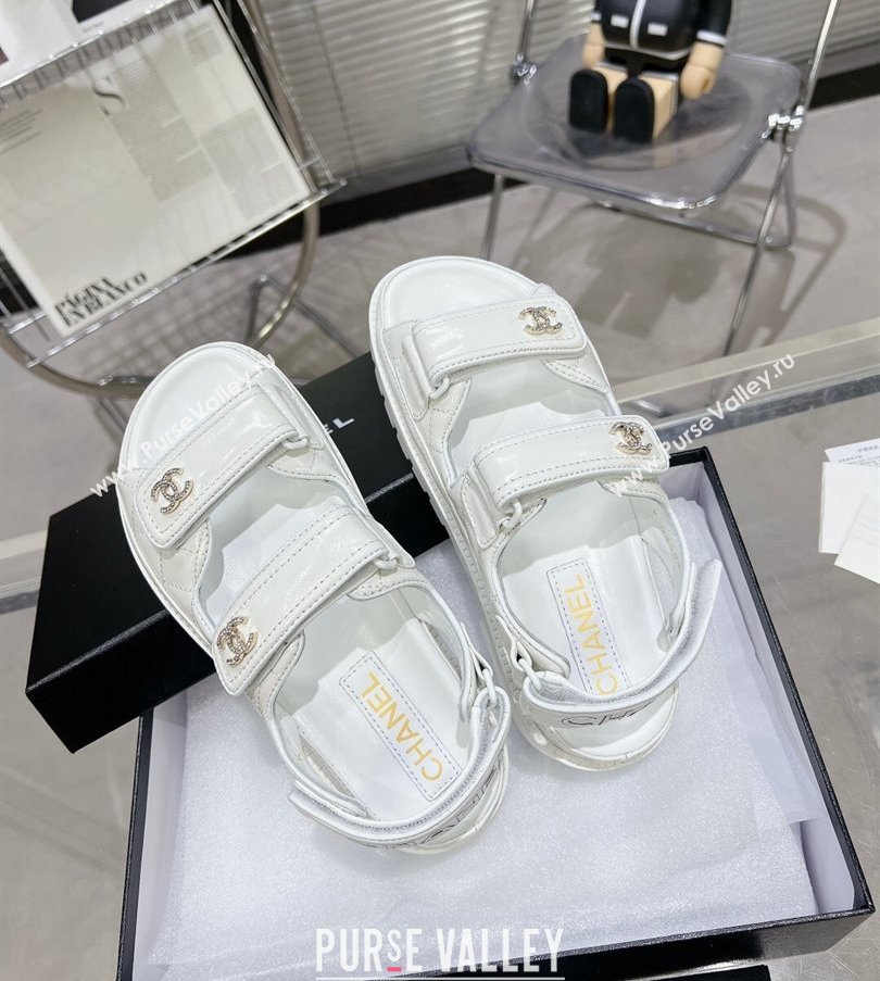 Chanel CC Logo Platform Beach Sandals 07 2024 (modeng-24030437)