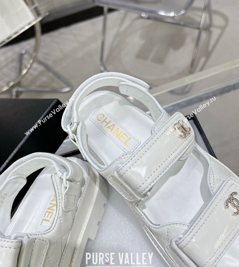 Chanel CC Logo Platform Beach Sandals 07 2024 (modeng-24030437)