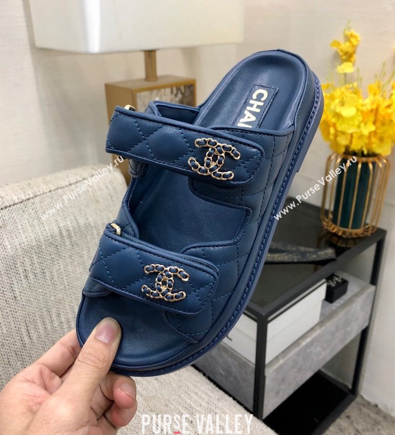 Chanel CC Logo Beach Mules Sandals 13 2024 (modeng-240304a13)