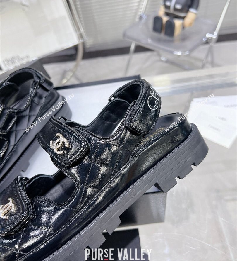 Chanel CC Logo Platform Beach Sandals 10 2024 (modeng-24030440)