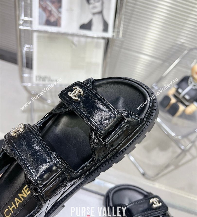 Chanel CC Logo Platform Beach Sandals 10 2024 (modeng-24030440)
