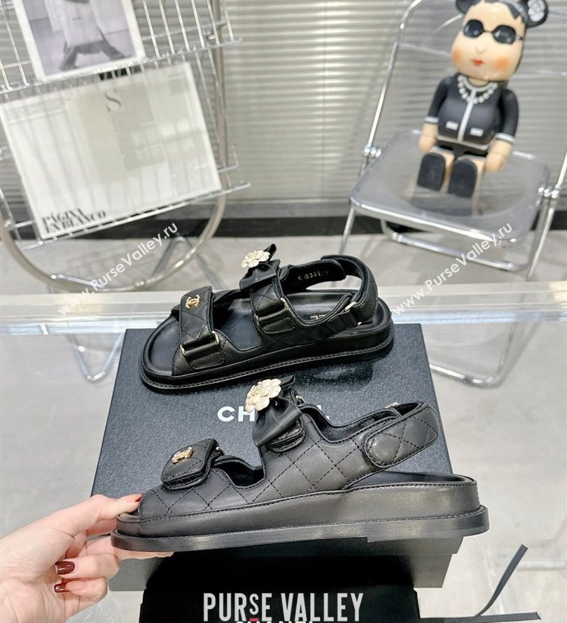 Chanel CC Logo Beach Sandals 06 2024 (modeng-24030426)