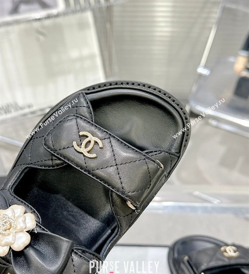 Chanel CC Logo Beach Sandals 06 2024 (modeng-24030426)