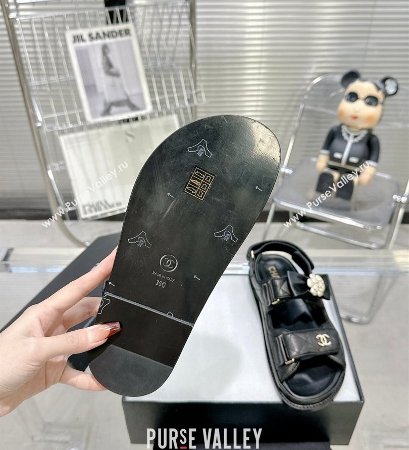 Chanel CC Logo Beach Sandals 06 2024 (modeng-24030426)