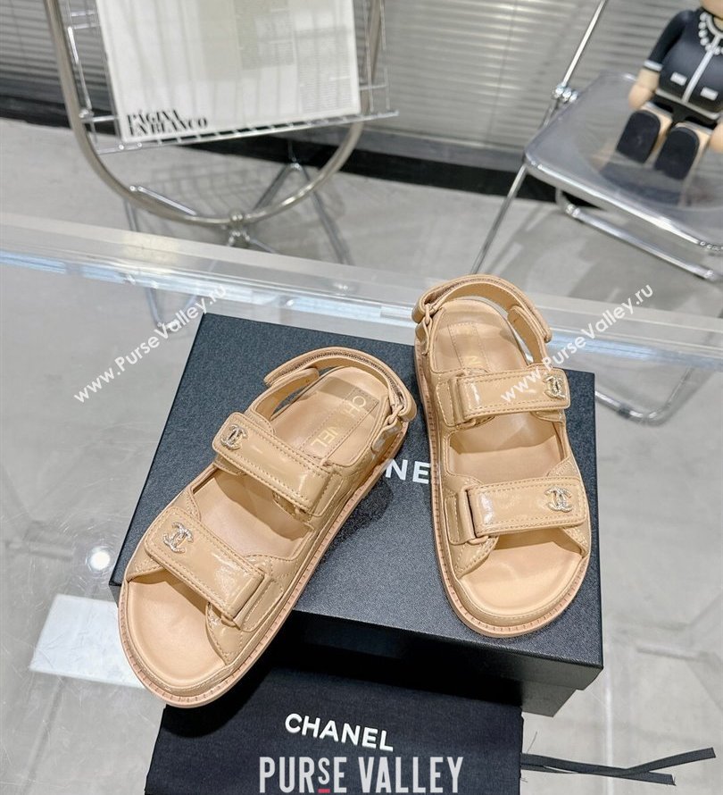 Chanel CC Logo Beach Sandals 07 2024 (modeng-24030427)