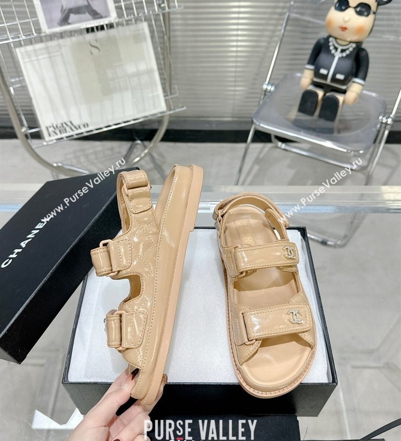 Chanel CC Logo Beach Sandals 07 2024 (modeng-24030427)