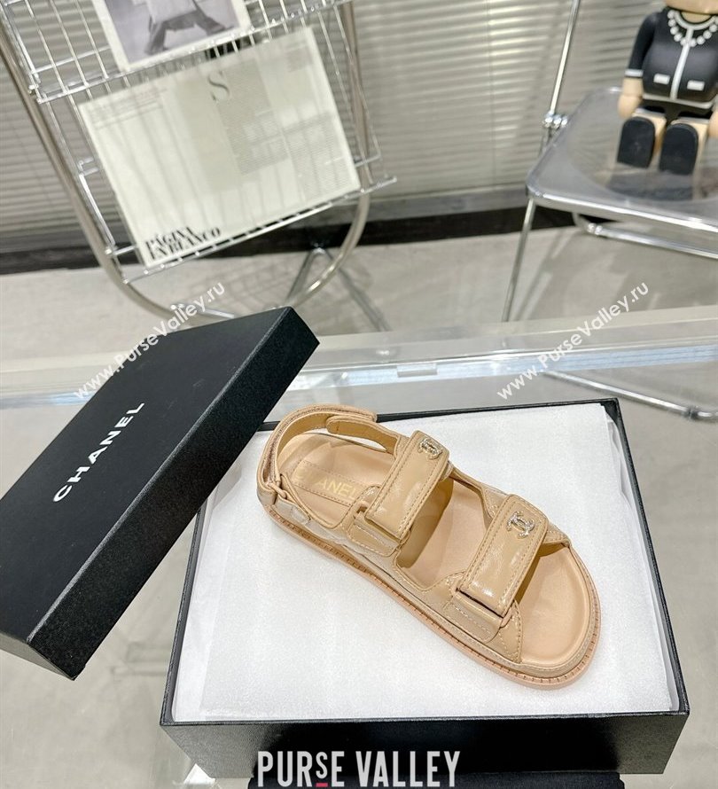 Chanel CC Logo Beach Sandals 07 2024 (modeng-24030427)