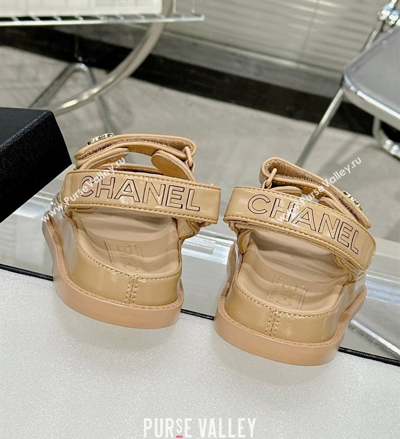 Chanel CC Logo Beach Sandals 07 2024 (modeng-24030427)