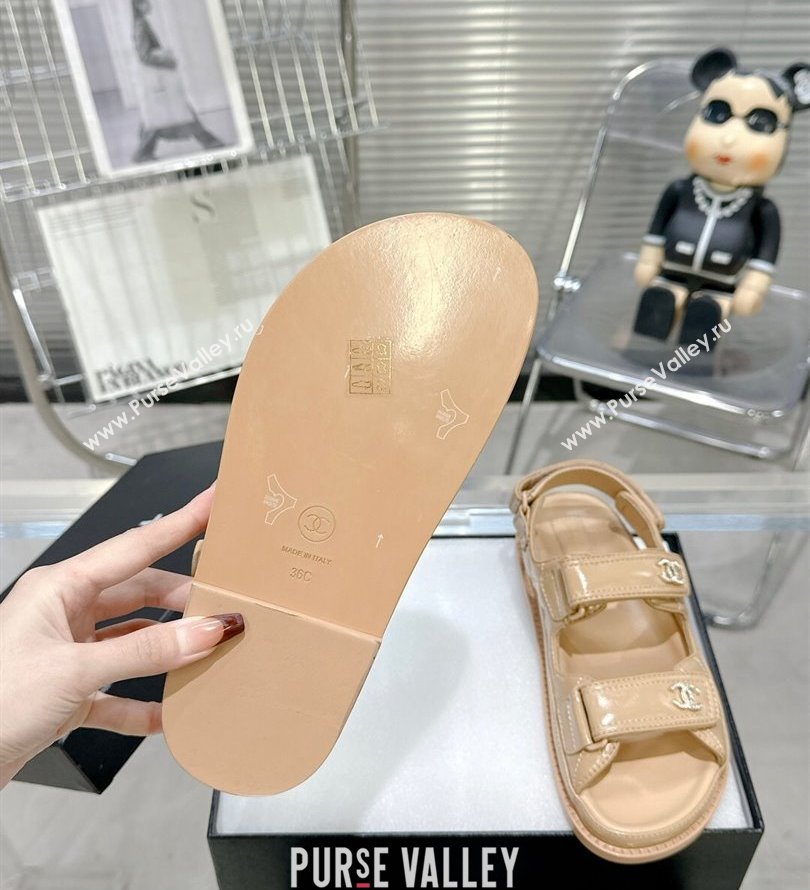 Chanel CC Logo Beach Sandals 07 2024 (modeng-24030427)