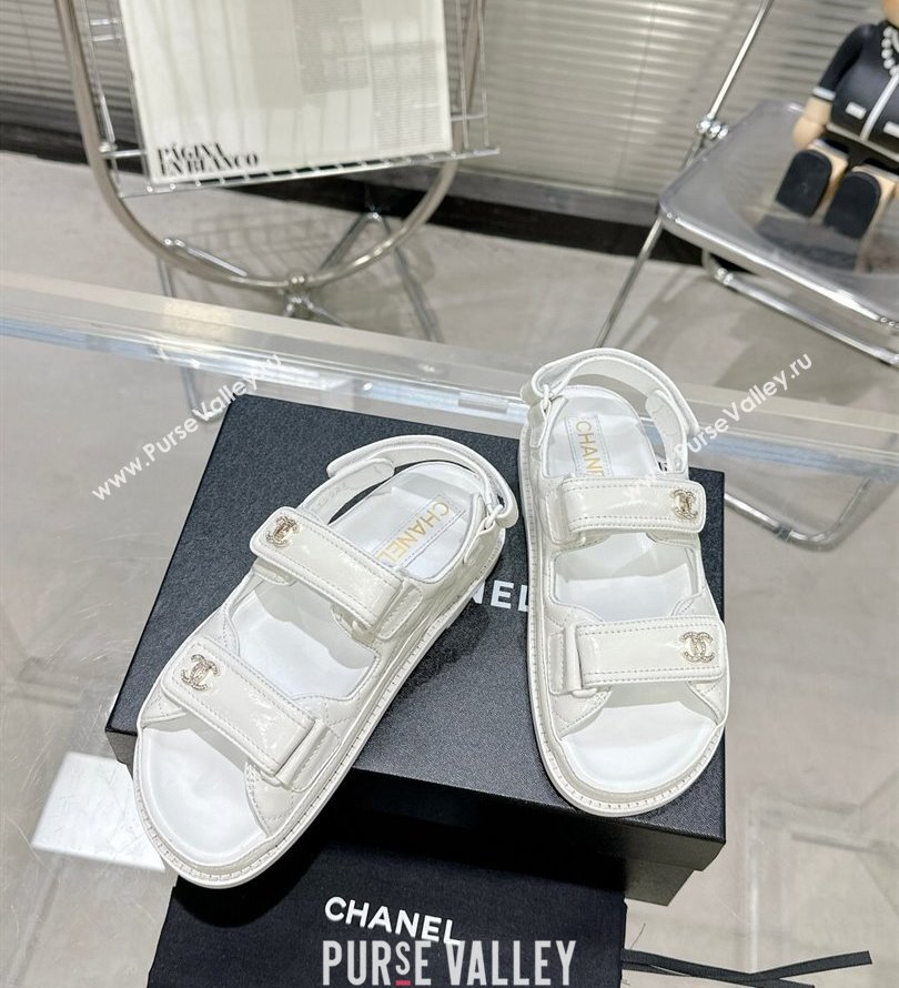 Chanel CC Logo Beach Sandals 09 2024 (modeng-24030429)