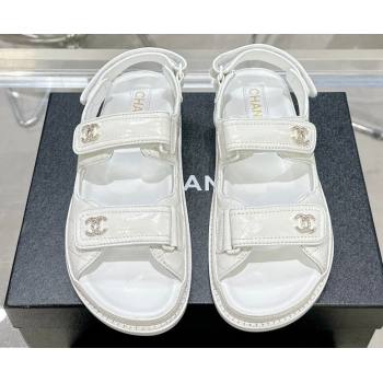 Chanel CC Logo Beach Sandals 09 2024 (modeng-24030429)