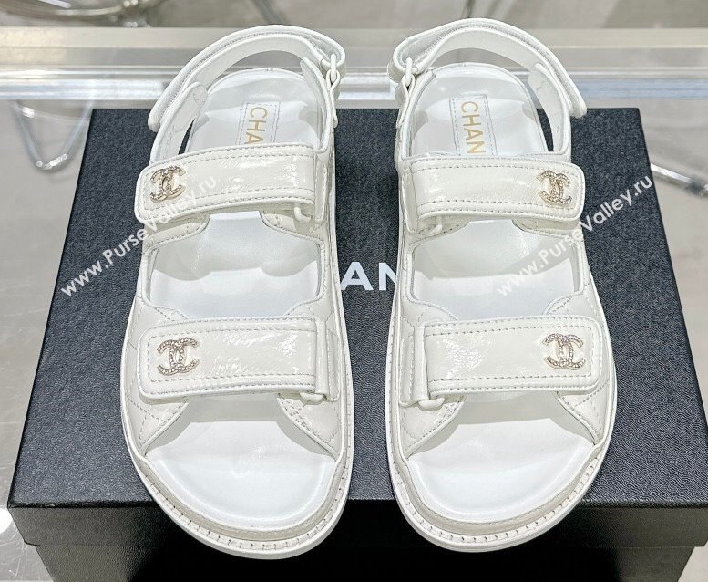 Chanel CC Logo Beach Sandals 09 2024 (modeng-24030429)