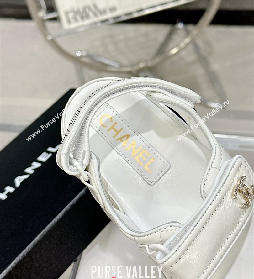 Chanel CC Logo Beach Sandals 09 2024 (modeng-24030429)